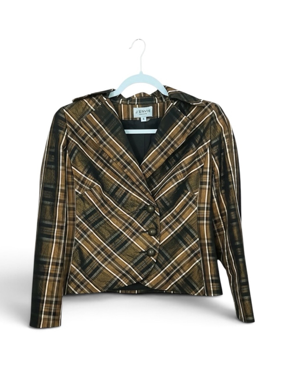 J’envie New York Vintage Plaid Jacket Size 2